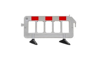 Barrera de Tráfico Qrubber Premium 200x100x5cm Blanco Barrera de Tráfico Qrubber Premium 200x100x5cm Blanco