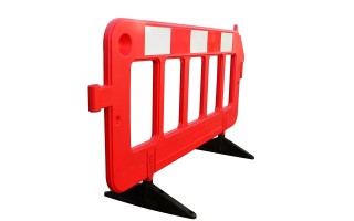 Barrera de Tráfico Qrubber Premium 200x100x5cm Rojo Barrera de Tráfico Qrubber Premium 200x100x5cm Rojo