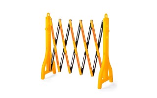 Barrera de Seguridad Expandible Qrubber 2,5m Amarillo Barrera de Seguridad Expandible Qrubber 2,5m Amarillo