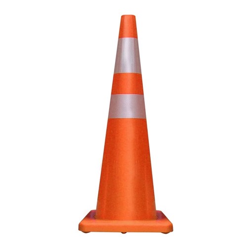 Cono de Tráfico Qrubber PVC 70cm Naranja