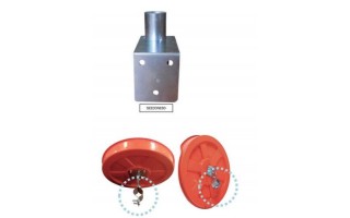 Soporte de Pared para Espejo Convexo Qrubber  Soporte de Pared para Espejo Convexo Qrubber