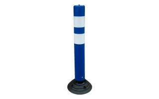 Hito de Vialidad Qrubber Abatible Reflectivo 83cm Azul Hito de Vialidad Qrubber Abatible Reflectivo 83cm Azul