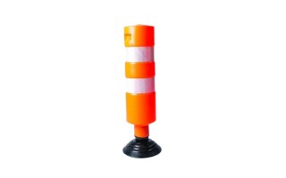 Hito de Vialidad Qrubber Abatible Reflectivo 83cm Naranja Hito de Vialidad Qrubber Abatible Reflectivo 83cm Naranja