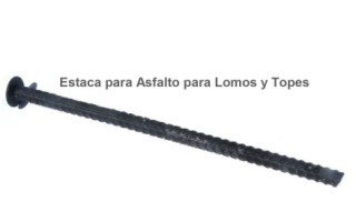 Perno Estaca para Asfalto Qrubber 30cm Perno Estaca para Asfalto Qrubber 30cm