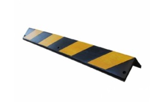 Protector de Pilar de Estacionamiento Qrubber 80cm Negro y Amarillo Protector de Pilar de Estacionamiento Qrubber 80cm Negro y Amarillo