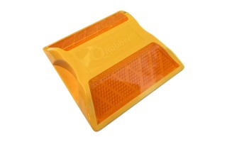 Tacha Reflectiva Qrubber Doble 10x10x2cm Amarillo Tacha Reflectiva Qrubber Doble 10x10x2cm Amarillo