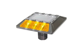 Tacha Solar Qrubber 1724 con Vástago 12,5x10x7cm Amarillo Tacha Solar Qrubber 1724 con Vástago 12,5x10x7cm Amarillo