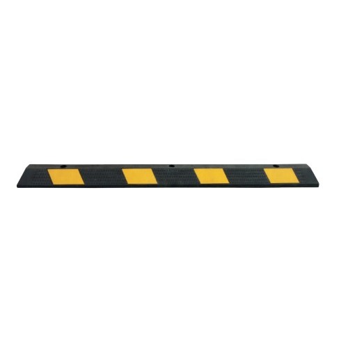 Tope de Estacionamiento Qrubber 180cm Negro y Amarillo