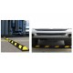 Tope de Estacionamiento Qrubber 180cm Negro y Amarillo