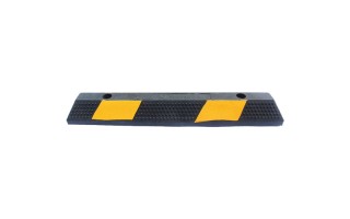 Tope de Estacionamiento Qrubber 90cm Negro y Amarillo Tope de Estacionamiento Qrubber 90cm Negro y Amarillo