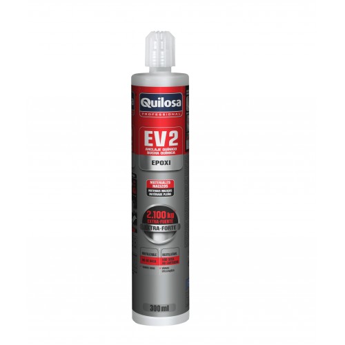 Adhesivo Epoxi Quilosa T005306 EV2 300ml Gris