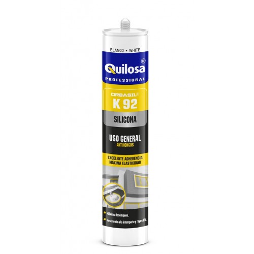 Silicona Quilosa Orbasil K92 Acida 280ml Blanco