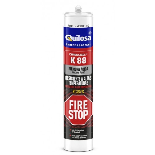 Silicona Quilosa FireStop K88 Altas Temperaturas 310ml