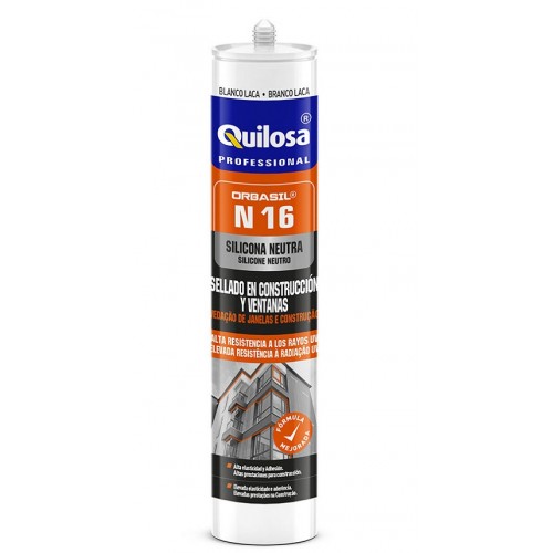 Silicona Quilosa Orbasil N16 Neutra 300ml Transparente