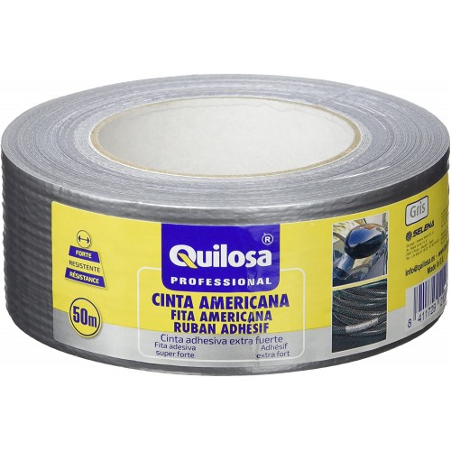 Cinta para Ductos Quilosa T021261 50mm 50m Gris