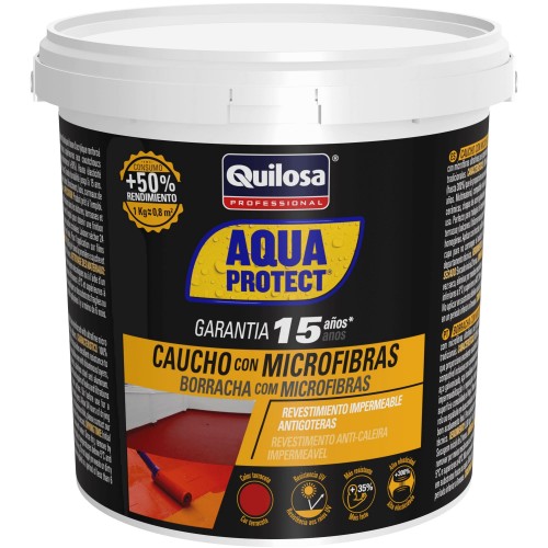 Membrana Líquida Quilosa AquaProtect Caucho 20kg Teja