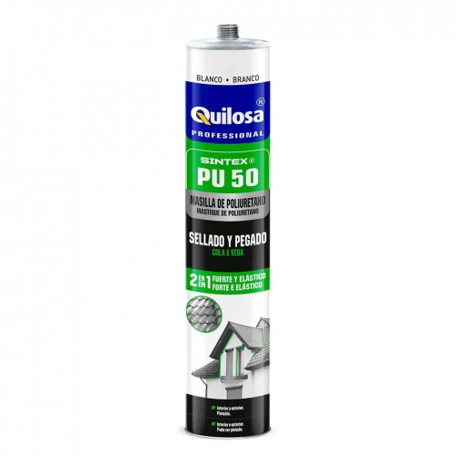 Sellador de Poliuretano Quilosa Sintex PU-50 300ml Blanco