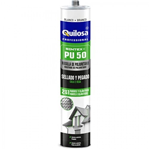 Sellador de Poliuretano Quilosa Sintex PU-50 300ml Gris