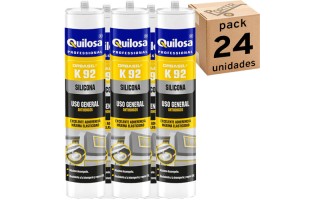 Silicona Quilosa Orbasil K92 Acida 280ml Transparente x24u Silicona Quilosa Orbasil K92 Acida 280ml Transparente x24u