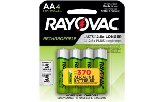 Pilas Recargables Rayovac AA 1350mAh x4u Pilas Recargables Rayovac AA 1350mAh x4u