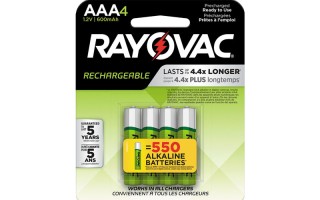 Pilas Recargables Rayovac AAA 600mAh x4u Pilas Recargables Rayovac AAA 600mAh x4u