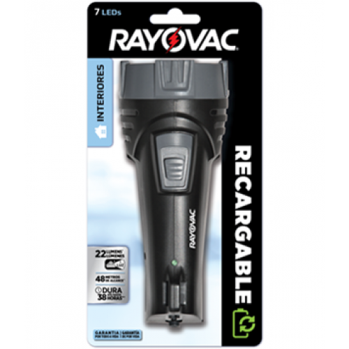 Linterna Recargable Rayovac 07 LED 220V