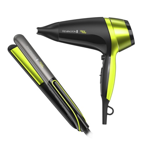 Planchita y Secador Remington Palta Shine Therapy S12A 