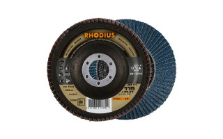 Disco Flap para Acero Inox. Rhodius LSZ F1 115mm G60 Disco Flap para Acero Inox. Rhodius LSZ F1 115mm G60