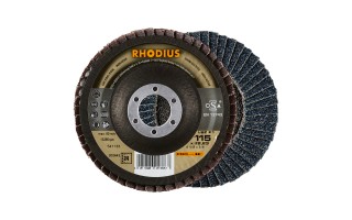 Disco Flap para Acero Inox. Rhodius LSZ F1 180mm G40 Disco Flap para Acero Inox. Rhodius LSZ F1 180mm G40