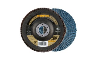 Disco Flap para Acero Inox. Rhodius LSZ F1 180mm G60 Disco Flap para Acero Inox. Rhodius LSZ F1 180mm G60