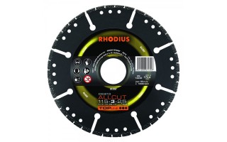 Disco de Corte Multimaterial Rhodius DG210 ALLCUT 115mm Disco de Corte Multimaterial Rhodius DG210 ALLCUT 115mm