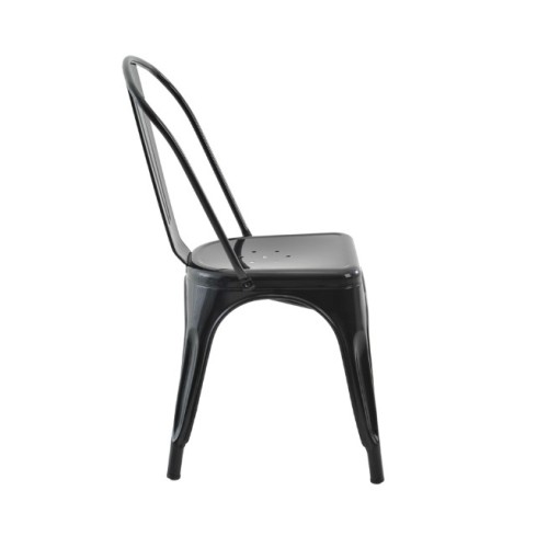 Silla Rivatti Iron 36501991 Acero Negro