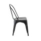 Silla Rivatti Iron 36501991 Acero Negro