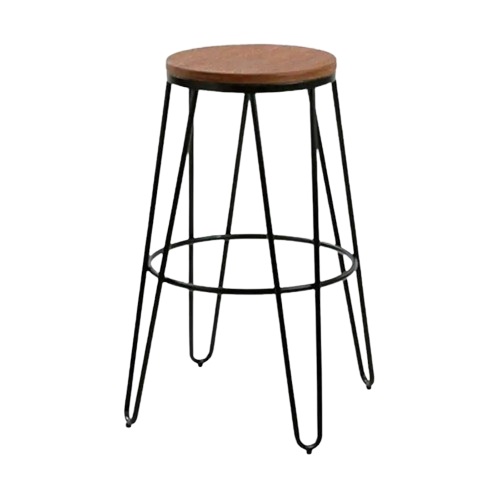 Silla de Bar Rivatti Atala 36504866 Acero Negro