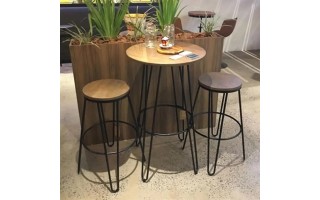 Silla de Bar Rivatti Atala 36504866 Acero Negro