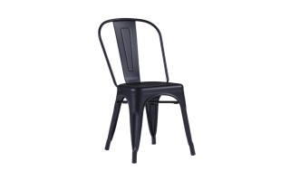 Silla Rivatti Iron Fosca 36505434 Acero Negro Mate