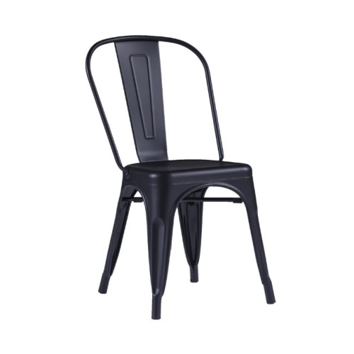 Silla Rivatti Iron Fosca 36505434 Acero Negro Mate