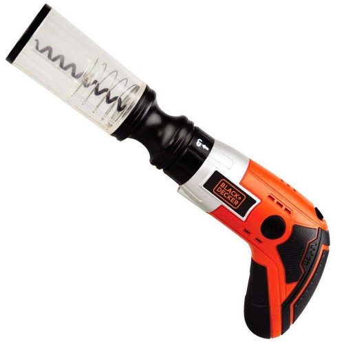 Atornillador a Batería Black+Decker 3,6V + Acc. Sacacorcho