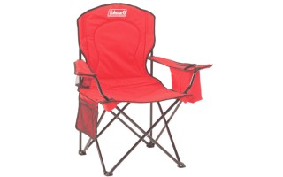 Silla Plegable Coleman Quad Rojo 150kg Silla Plegable Coleman Quad Rojo 150kg