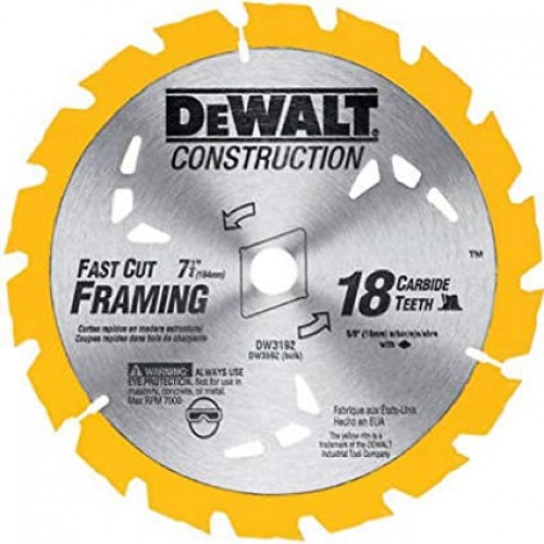 Disco de Corte Dewalt DW3192 para Madera 185mm 18di