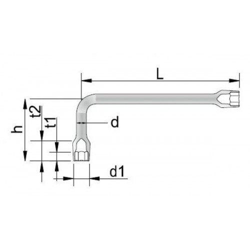 Llave Pipa Torx Hembra Gedore 25TX E14