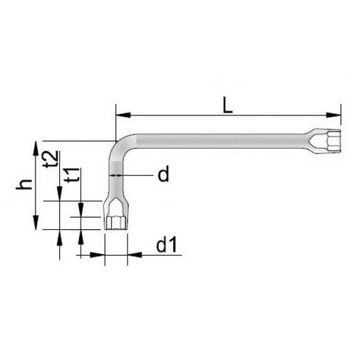 Llave Pipa Torx Hembra Gedore 25TX E20