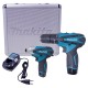 Taladro a Batería + Atornillador de Impacto Makita DK1493 12V