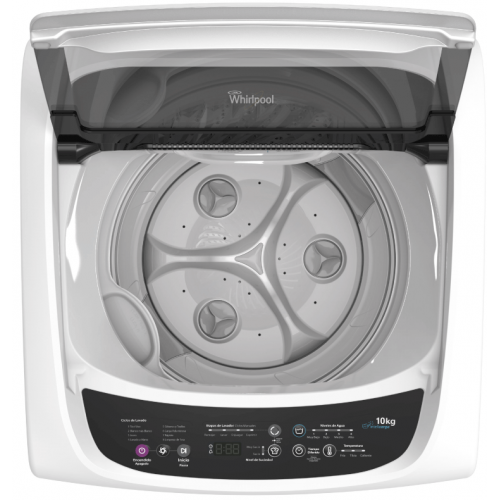 Lavarropas Whirlpool Intelligent WWI16AB 16kg Carga Superior Blanco