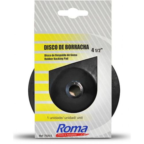 Disco de Goma para Pulidora Roma 1870164 115mm