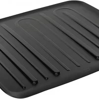 Rubbermaid Escurridor de platos, pequeño, negro