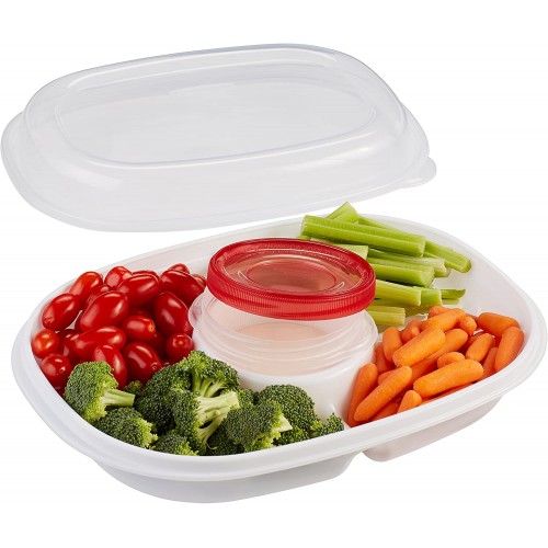 Bandeja para Picada Rubbermaid Twist&Seal con tapa