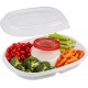 Bandeja para Picada Rubbermaid Twist&Seal con tapa