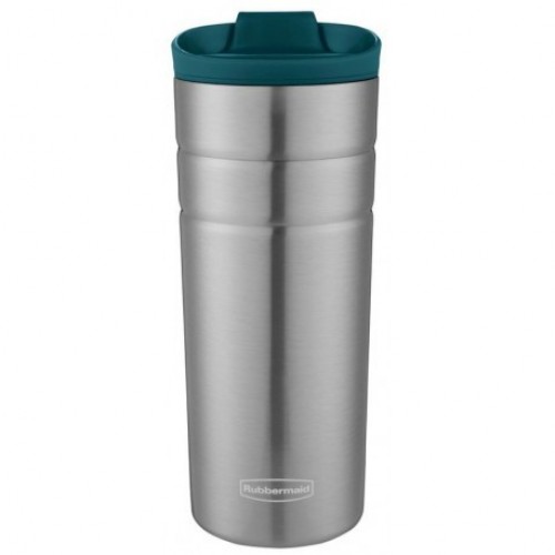 Vaso Térmico Rubbermaid con Tapa 473ml Inox. Lagoon