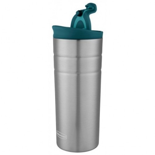 Vaso Térmico Rubbermaid con Tapa 473ml Inox. Lagoon